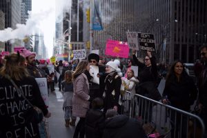 Manifestación en la 6a Avenida de Nueva York