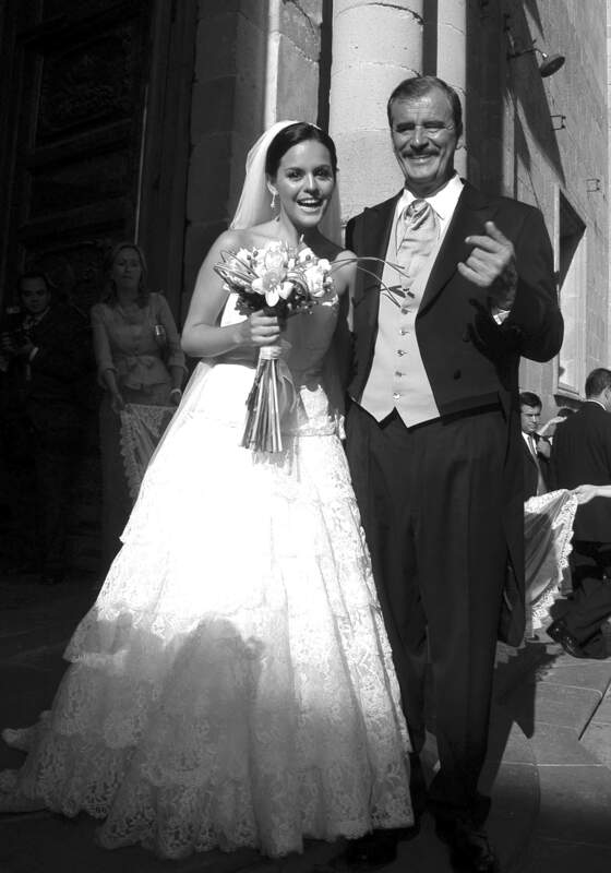 Paulina Fox y Vicente Fox