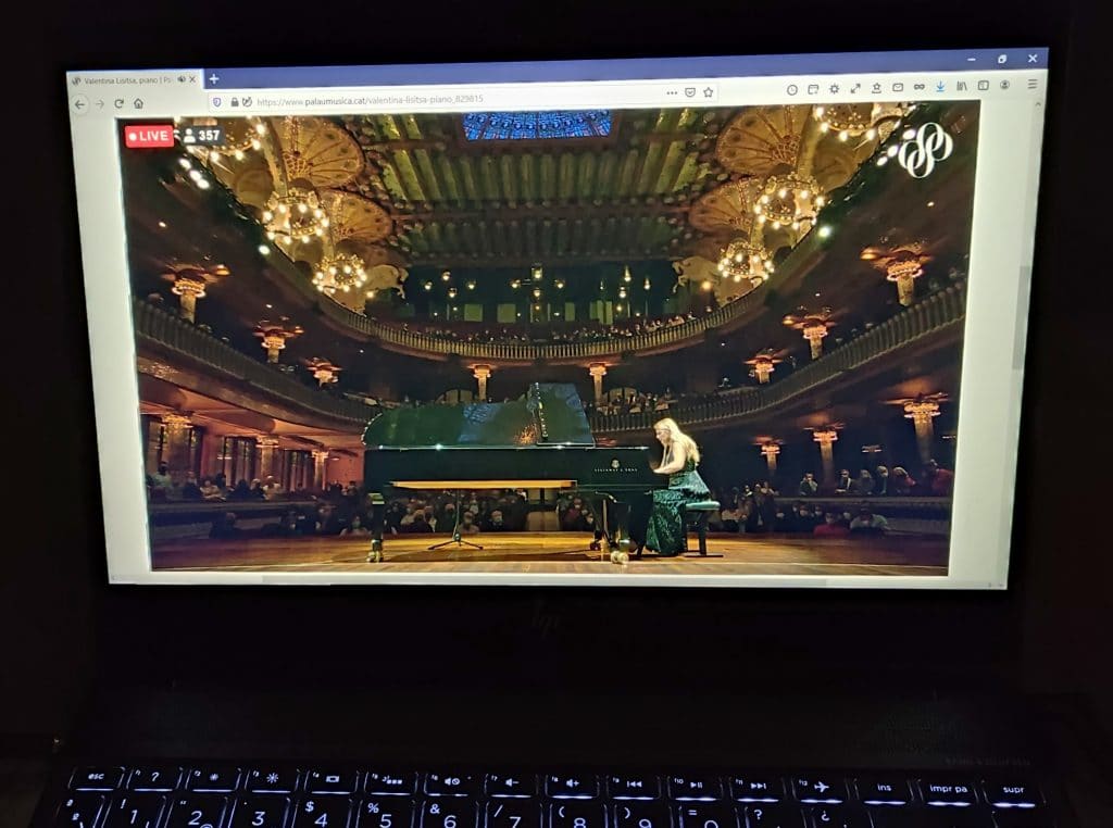 la pianista Valentina Lisitsa Palau de la Música
