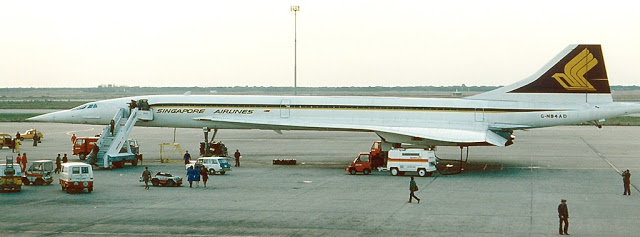 Concorde visita Barcelona 1979