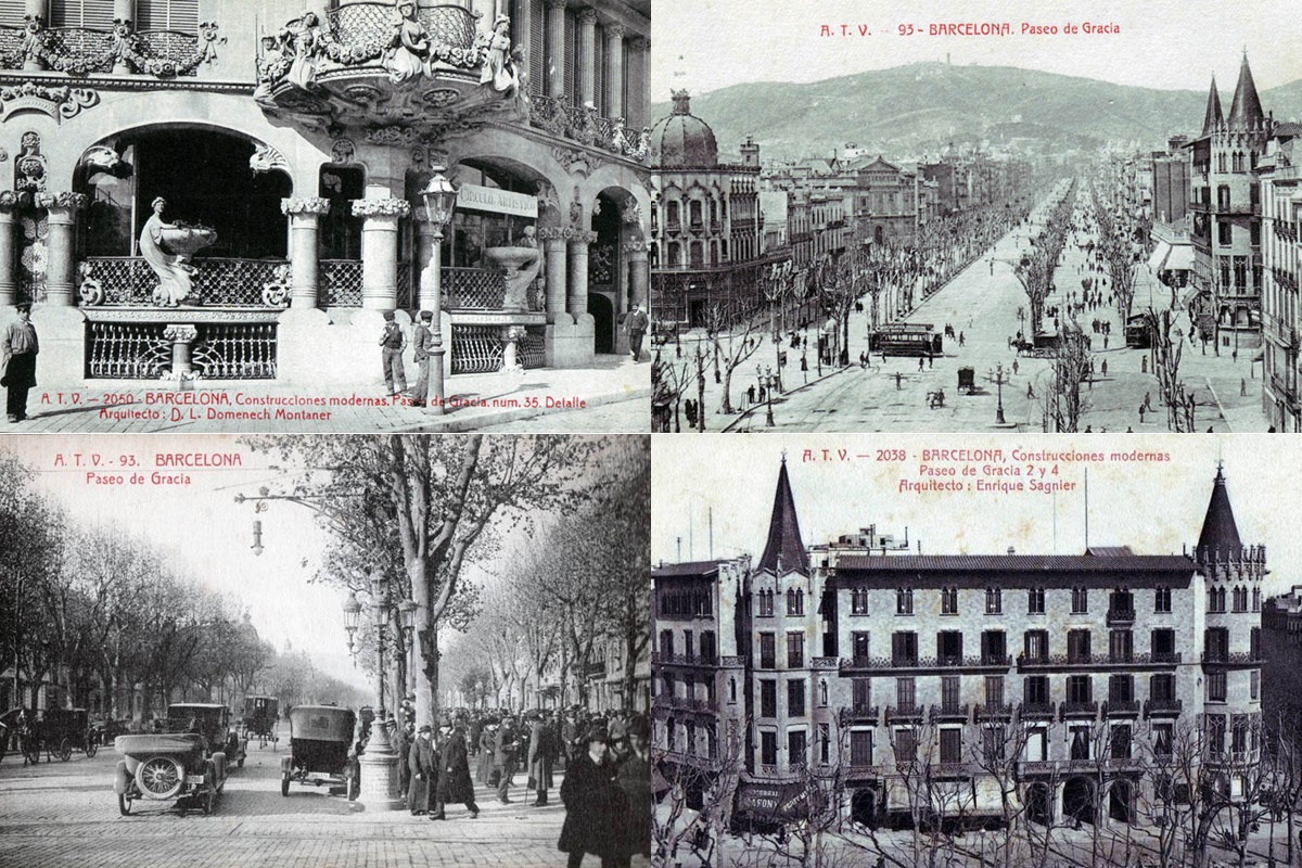 El Paseo de Gracia de Barcelona