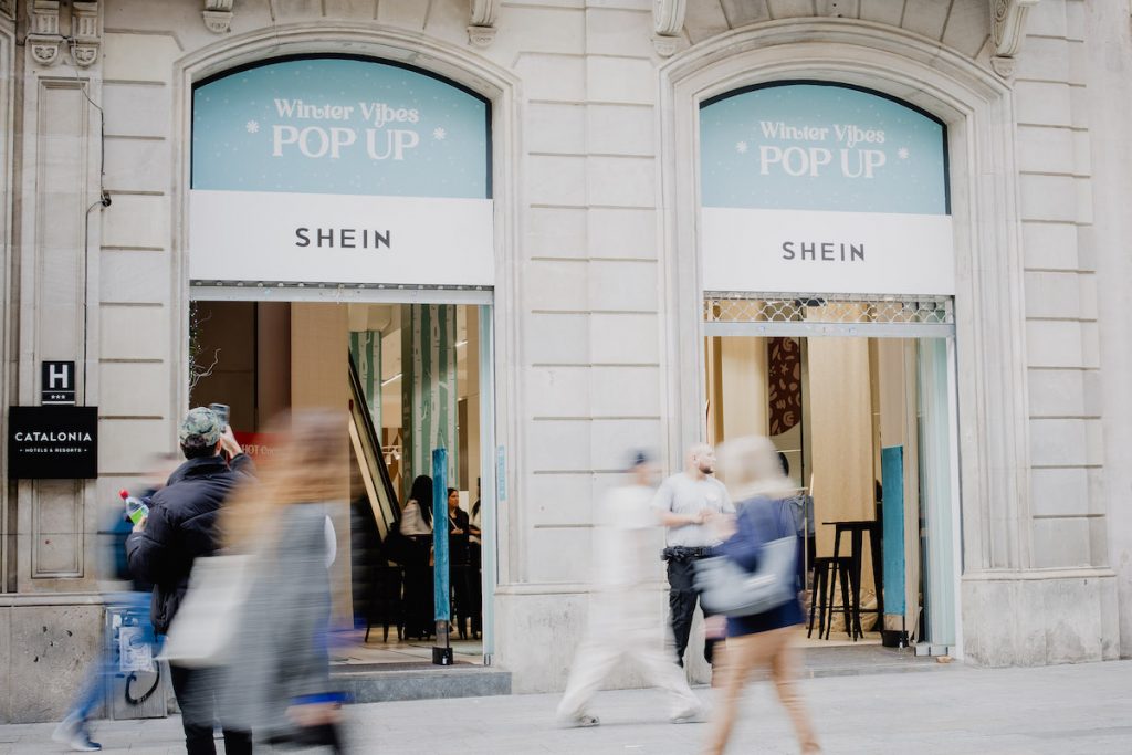 Shein vuelve a Barcelona con una 'popup store' en Portal de l'Àngel