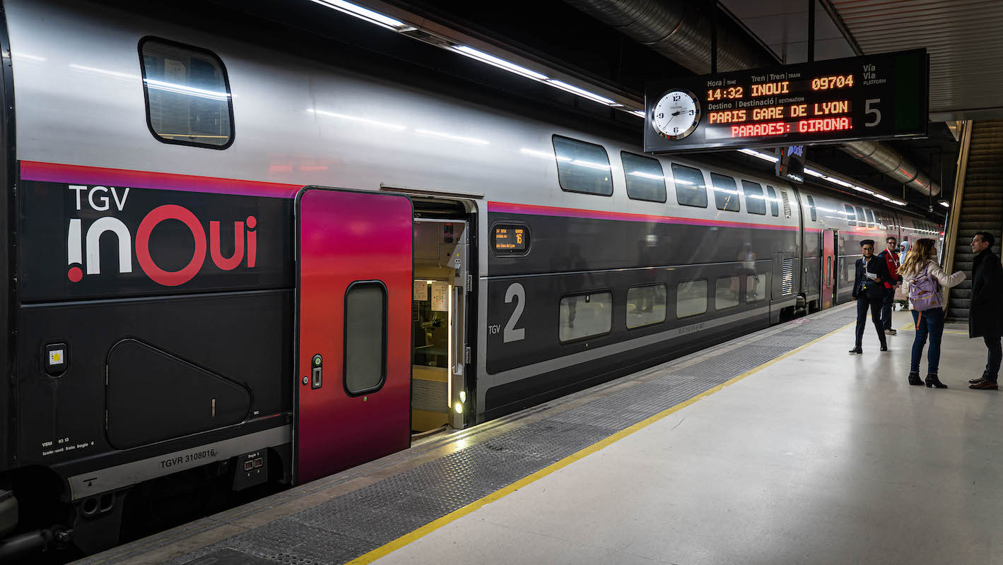 Tren TGV Inoui Barcelona París