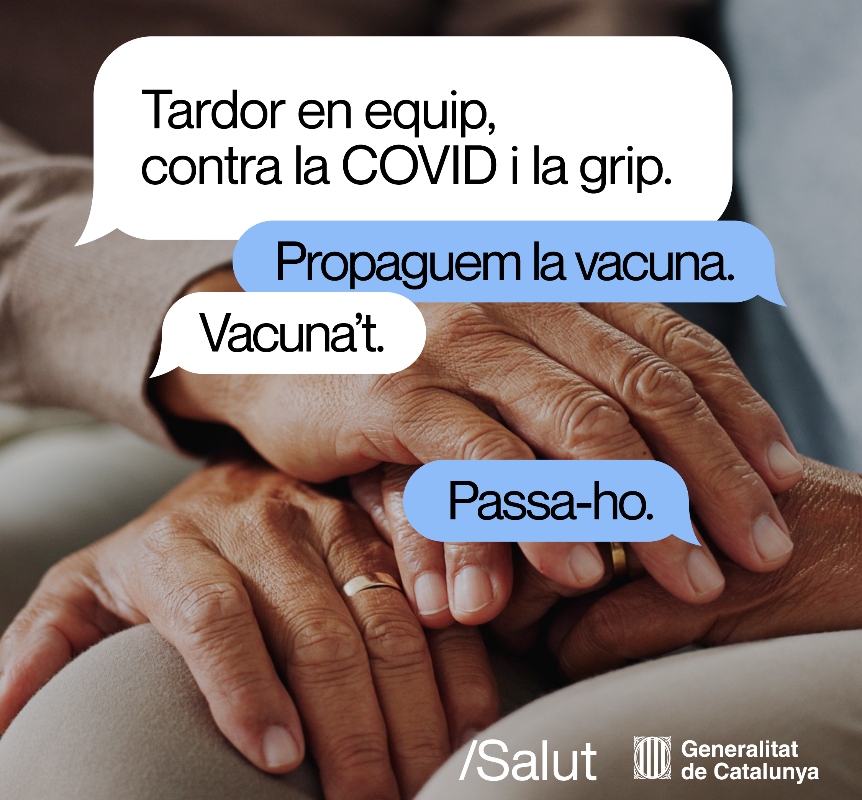 Vaccination campaign of the Generalitat of Catalonia.